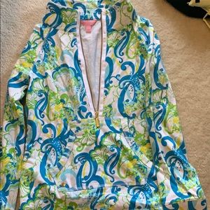 Lilly Pulitzer quart-zip pullover